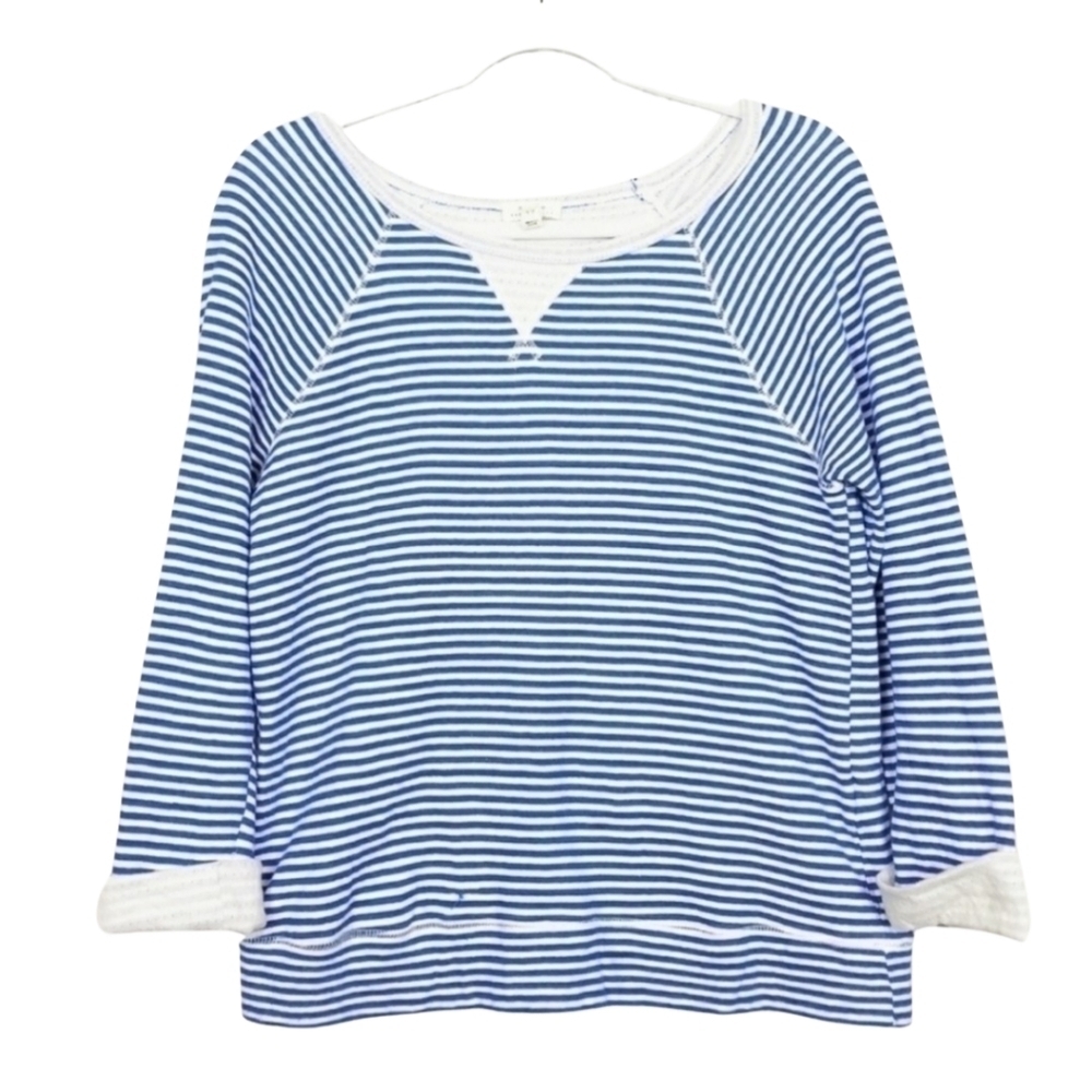 Soft Joie Blue Striped Sweater